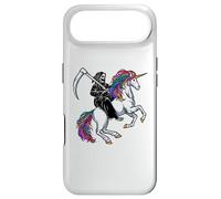 The Grim Reaper Riding a Unicorn Case for iPhone Air