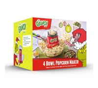 The Grinch 4-Bowl Popcorn Maker - Red Christmas Kitchen Theme The Grinch Red