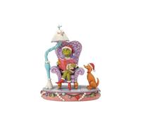 The Grinch by Jim Shore Grinch In A Large Chair Light Up Figurine