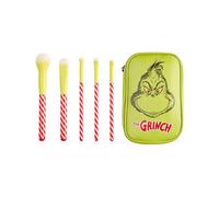 The Grinch Character Face Makeup Brush Set | Womens Green | Officially Licensed Merch | Green One Size