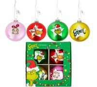 The Grinch Christmas Baubles - Pack of 4