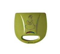 The Grinch from Daewoo Electricals UK Pancake Maker, Non-Stick Plates, Green, Locking Handle, Cable Storage, 23W x 21.6D x 8.9H cm, 1kg