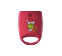 The Grinch from Daewoo Electricals UK Sandwich Toastie Maker, Non-Stick Plates, Red, Locking Handle, 22.3 x 15.5 x 9.3 cm, 1kg