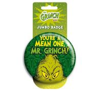 The Grinch Grinch Face Pin Badge Set, Official Licensed Collectible Fan Gift