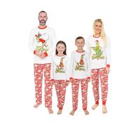 The Grinch Grinchmas Matching Family Christmas Long Pyjamas (18-24 Months) White