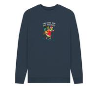 The Grinch Here For The Presents Graphic Navy Sweatshirt | Size: Large The Grinch Navy L