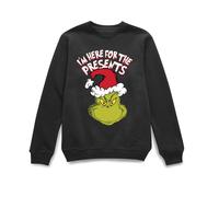 The Grinch Im Here for The Presents Christmas Jumper - Black - XL