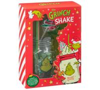 The Grinch Mega Shake - Includes: Mason Jar Glass, Straw, Lollipop, Green Mini Marshmallows, Green Sprinkles, Sherbet, Milkshake Mix - Weight: 470g