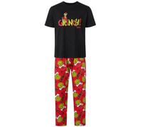 The Grinch Men’s Christmas Pyjamas Long PJ Set M to XXL Official Licensed Xmas Festive Nightwear