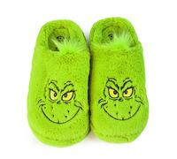 The Grinch Men's Adult Green Mule Slippers The Grinch Green One Size