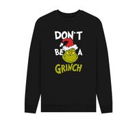 The Grinch Men's Don´t Be A Grinch Graphic Sweatshirt in Black | Size: XL The Grinch Black XL