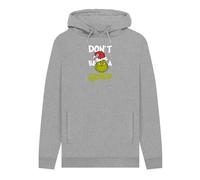The Grinch Men's Don´t Be A Grinch Hoodie in Light Grey | Size: Large The Grinch Light Grey L