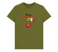 The Grinch Men's Merry Grinchmas Bauble T-Shirt in Olive | Size: Small The Grinch Olive S
