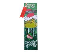 The Grinch Milk Straws | A Great Milk Mint Chocolate Drink | 10 Sipping Straws | a Stocking Filler Gift or Xmas Eve Box | Includes a Red Gift Tag