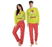 The Grinch Pyjamas for Men and Women - Pyjama Set Long Sleeve Top with Trousers Green/Red