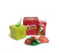 The Grinch Stack with Chocolates: Xmas Novelty Treats in a Christmas Sweets Hamper Box