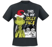 The Grinch This Is My Jolly Face T-Shirt black M