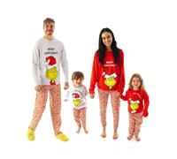 The Grinch Unisex Kids Red Character Long Sleeve Long Leg Pyjama Set - 5-6 Years