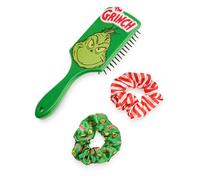 The Grinch Women's Character Face Hair Brush & Scrunchie Set | Womens The Grinch Multicolor