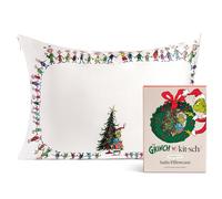 The Grinch x Kitsch Satin Pillowcase Standard- Who-Ville
