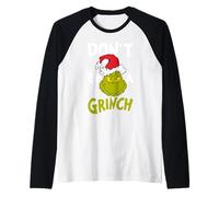 The Grinch Xmas Pose Grumpy Santa Merry Christmas Classic Raglan Baseball Tee