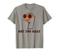 The Groovy Goose Retro 70s Got Too Silly Tee T-Shirt