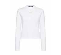 The Gros Grain Long-Sleeve T-shirt - female - Jacquemus - Long Sleeve T-Shirts - White - S - Tops S
