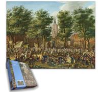 The Grote Markt at The Hague - National Gallery 1000 Piece Jigsaw Puzzle Collection For Adults Size 66cm x 50cm