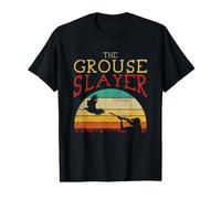 The Grouse Slayer Vintage Bird Hunting Value Graphic T-Shirt