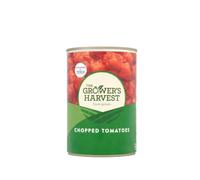 The Grower's Harvest Chopped Tomatoes, Farm Grown, Canned, 400g, 2 Tins