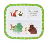 The Gruffalo 3-Section Children's Divided Plate - BPA-Free, Durable & Colourful Dining for Children, Perfect for Balanced Meals - 36 Months Up