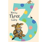 The Gruffalo Age 3 Birthday Card, 3rd Birthday, Birthday Cards for Third Birthday