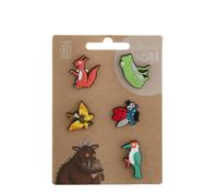 The Gruffalo and Zog Character Charms for Botl Jug or Crocs Set of 5 | Gruffalo Licensed, 5 Characters Included, Owl, Fox & Mouse, Decorative Accessories, Kids' Collectible