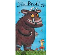 The Gruffalo Brother Birthday Card,Multi,9 x 5 inch