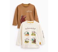 The Gruffalo Character Print Long Sleeved T-Shirts 2 Pack 6-7 years