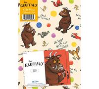 The Gruffalo Gift Wrapping Paper 2 Sheets and 2 Tags, Childrens Presents Gift Wrap, Climate Pledge Friendly Gift Wrap, Gruffalo Recyclable Gift Wrap, Officially Licensed Gift Wrap, Multi