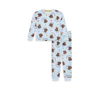 The Gruffalo Kids Fleece Pyjamas Twosie - Official Unisex Kids PJs, Twosie with All Over Gruffalo Print and Quotes - Super Soft and Cosy, Long Sleeve Top and Cuffed Bottoms Set - Ages 1-5 Years