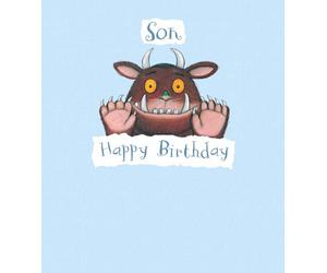 the gruffalo, son, birthday card