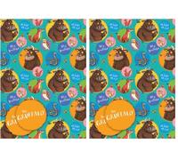 The Gruffalo Wrapping Paper - Two Sheet, Two Tags, Officially Licensed Gift Wrap, Recyclable, 70 x 50 cm, multi-coloured (Pack of 2)