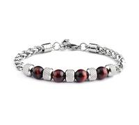 The Guardian - Son's Tiger Eye Protection Bracelet,To My Son Bracelet from Mom, for Birthday Christmas Mens Gifts (D)