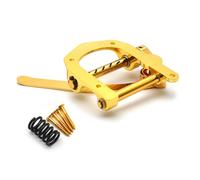 The guitar bridge vibrator unit is equipped with roller bearing pivots and metal handles for optimal tuning stability. Guitar Bridge Assembly