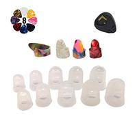 The guitar kit includes thumb finger picks, finger tips protection for guitar, ukulele and other string instruments
