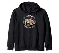 The Gulf of Mexico Be Salty And Resist Turtle Lovers Ocean Zip Hoodie