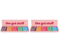 The Gut Stuff - High Fibre Bars - All Natural, Gut-Friendly, Gluten-Free, Vegan 30 x 35g Bar Box - Mixed Flavours (Pack of 2)