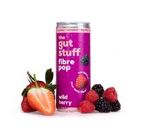 The Gut Stuff High Fibre Prebiotic Soda, Wild Berry Flavour - 12 x 250ml