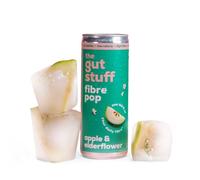 The Gut Stuff High Fibre Soda, Apple & Elderflower Flavour - 12 x 250ml