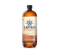 The GUTsy Captain Kombucha Ginger Lemon Kombucha 1 Litre