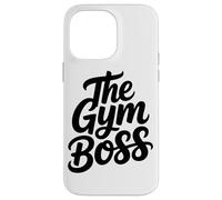 The Gym Boss Love Fitness Motivational Coffee Design Lover Case for iPhone 14 Pro Max