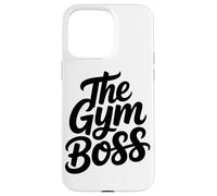 The Gym Boss Love Fitness Motivational Coffee Design Lover Case for iPhone 15 Pro Max