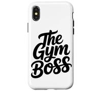 The Gym Boss Love Fitness Motivational Coffee Design Lover Case for iPhone X/XS